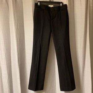 Black wool J Crew pants